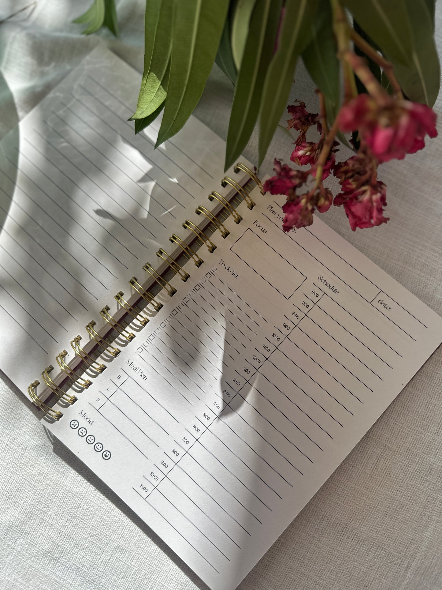 Undated Daily Planner - Bloom Collection